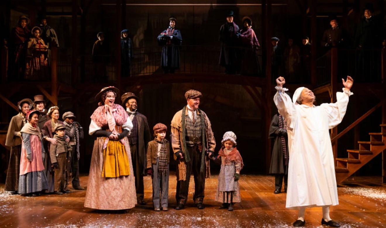 A Christmas Carol live performance in Alley theatre Houston