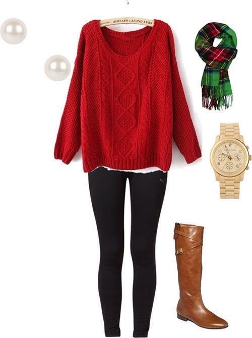 Christmas outfits aesthetic
